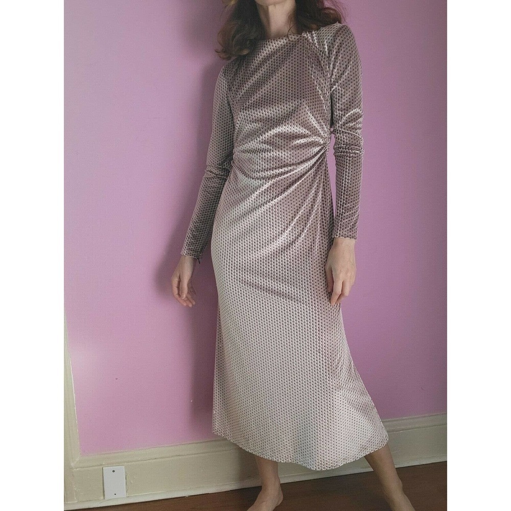 Rachel Comey Pink Velvet Dress -4